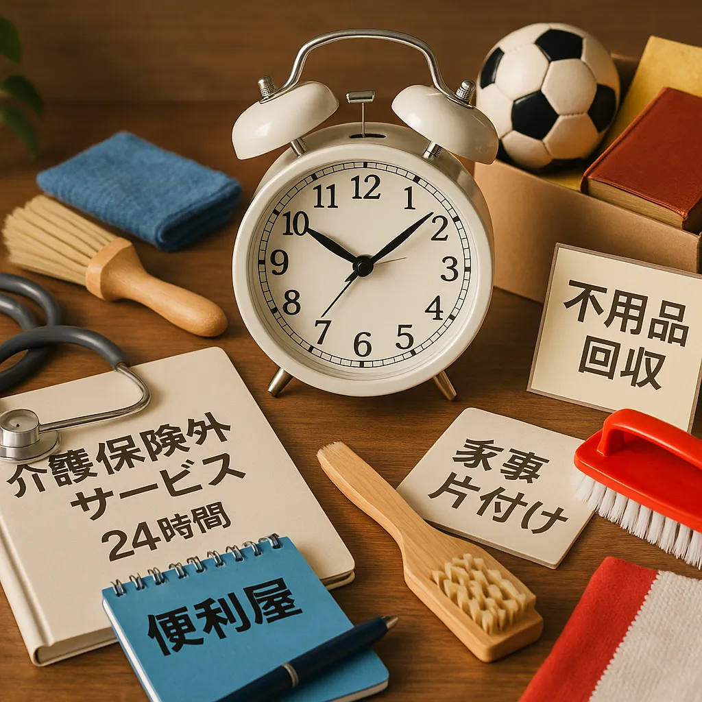 西尾市・便利屋ダイコーと介護保険外サービスの24時間活用