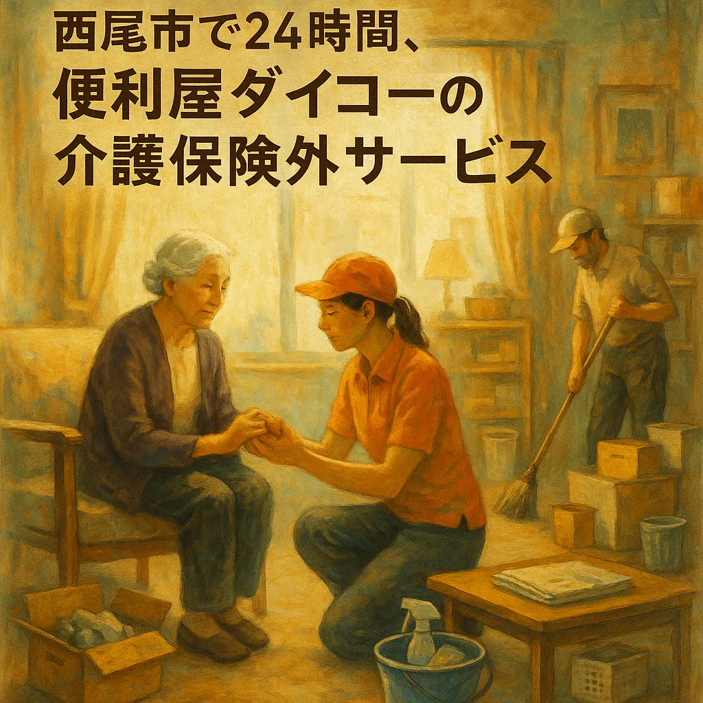 西尾市で24時間、便利屋ダイコーの介護保険外サービス