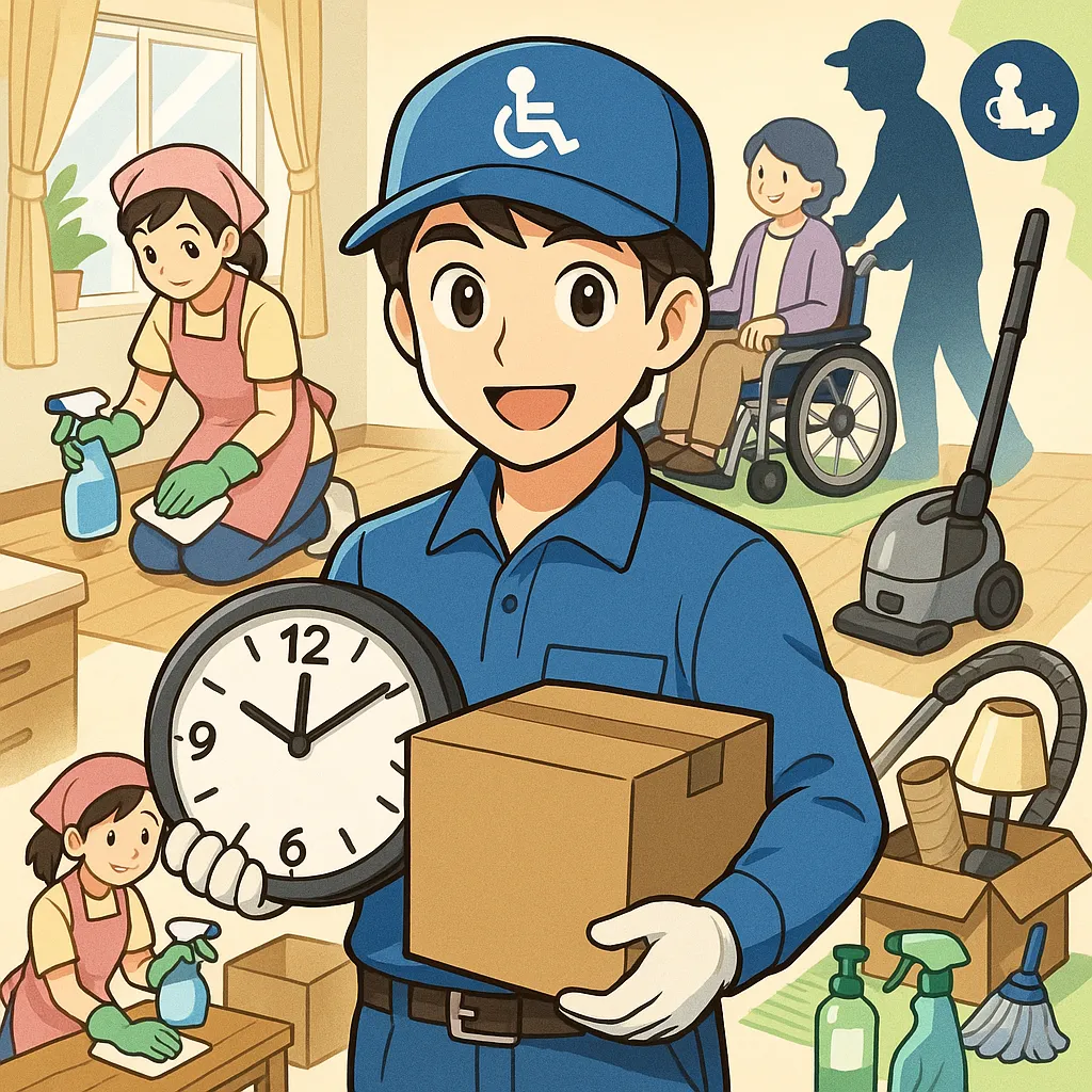 便利屋ダイコーの24時間介護保険外支援：家事代行・片付け・不用品回収