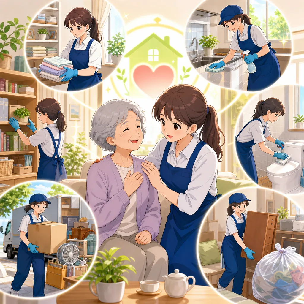 介護保険外サービスで頼む6つの家事支援